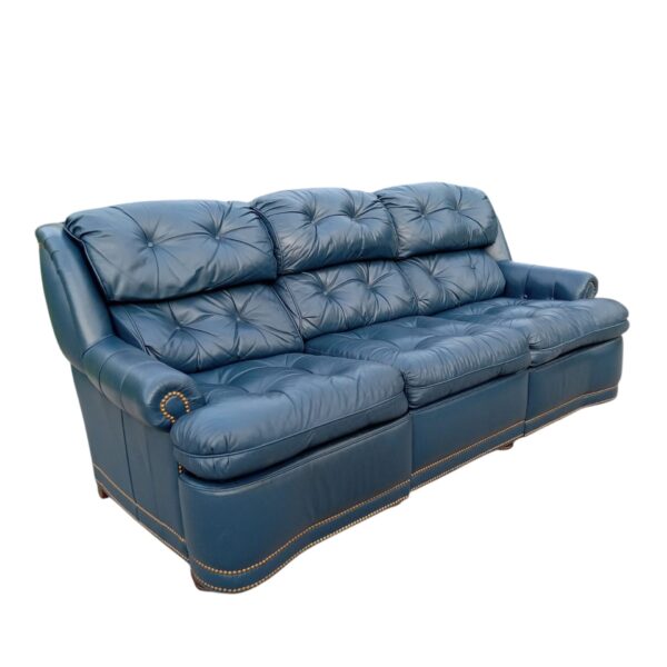 Vintage Blue Hancock & Moore Sofa