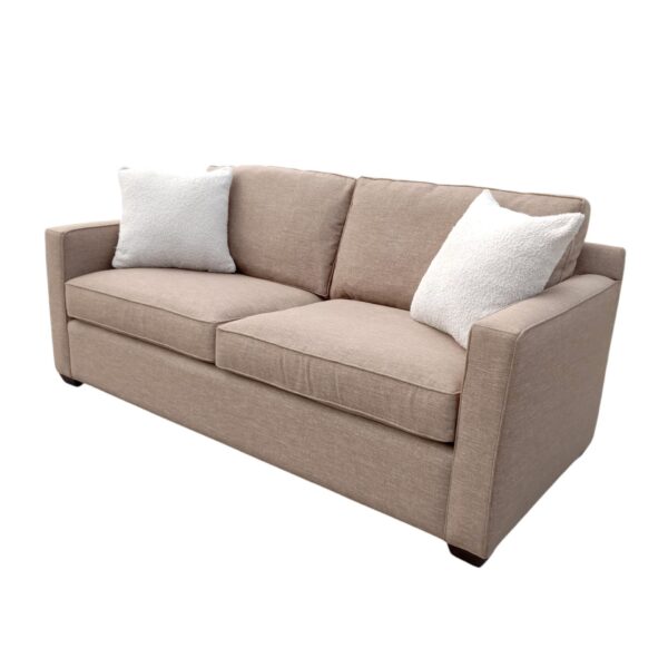 Crate & Barrel Tan Modern Sofa