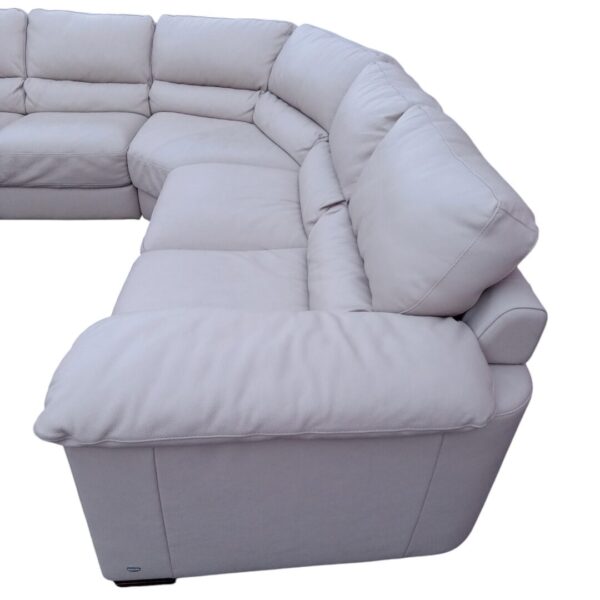 Italsofa Full Grain Leather Sectional - Image 6