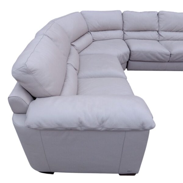 Italsofa Full Grain Leather Sectional - Image 5